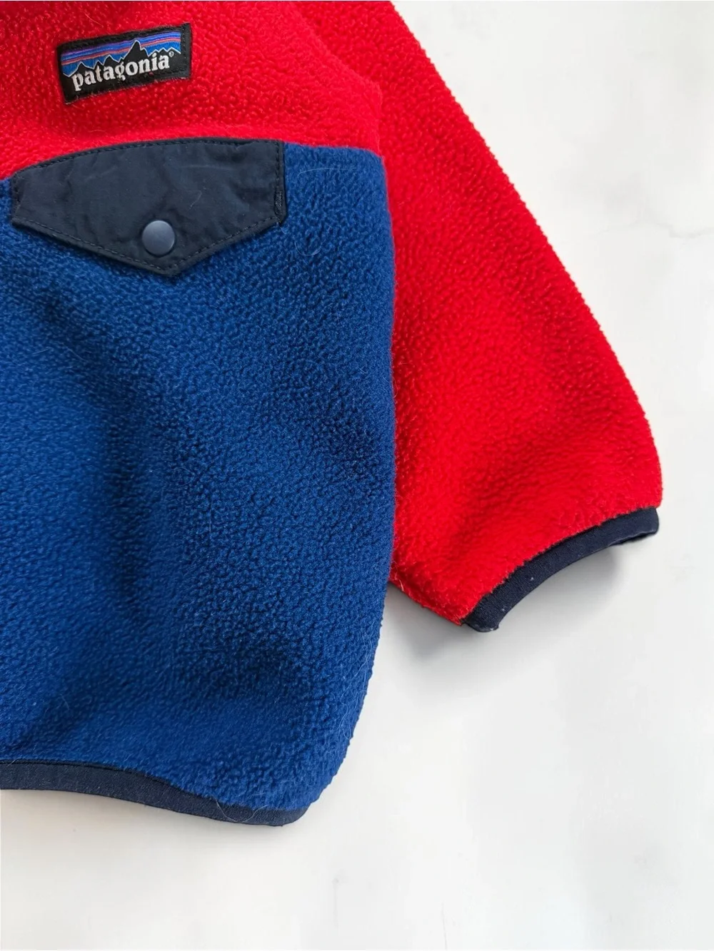 PATAGONIA VGUC Colorblock Synchilla Fleece Pullover